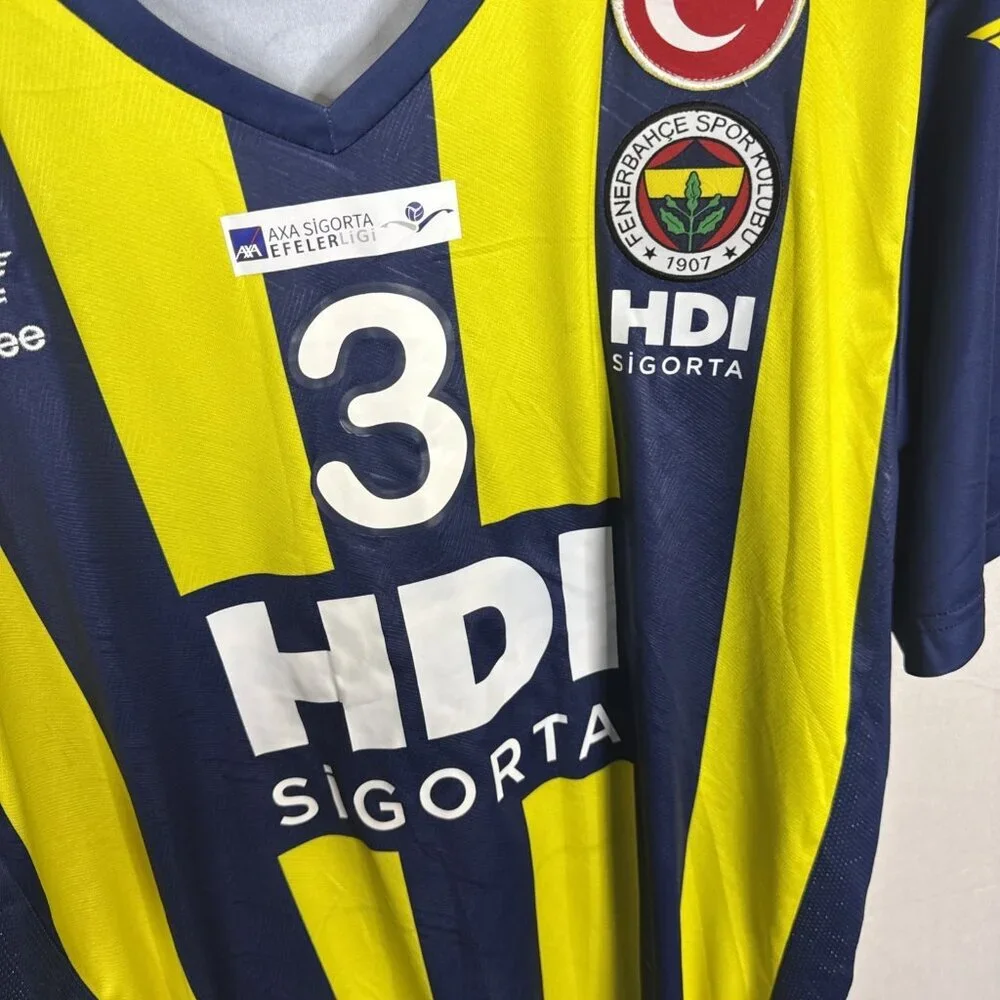 Fenerbahçe HDI Sigorta Jersey Bilcee Official Vigrass #3 XXL Volleyball‎